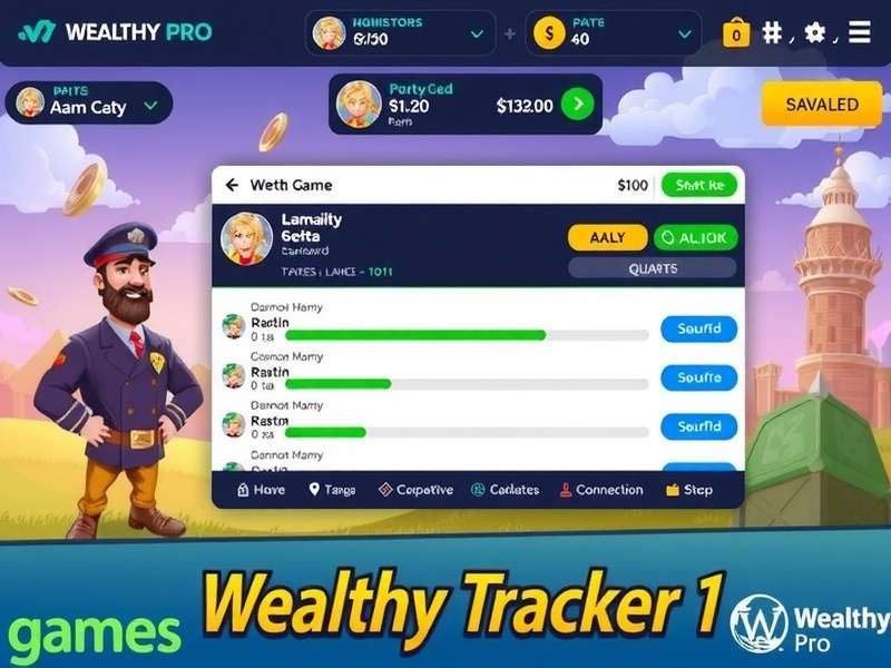 Wealthy Tracker Pro game screenshot